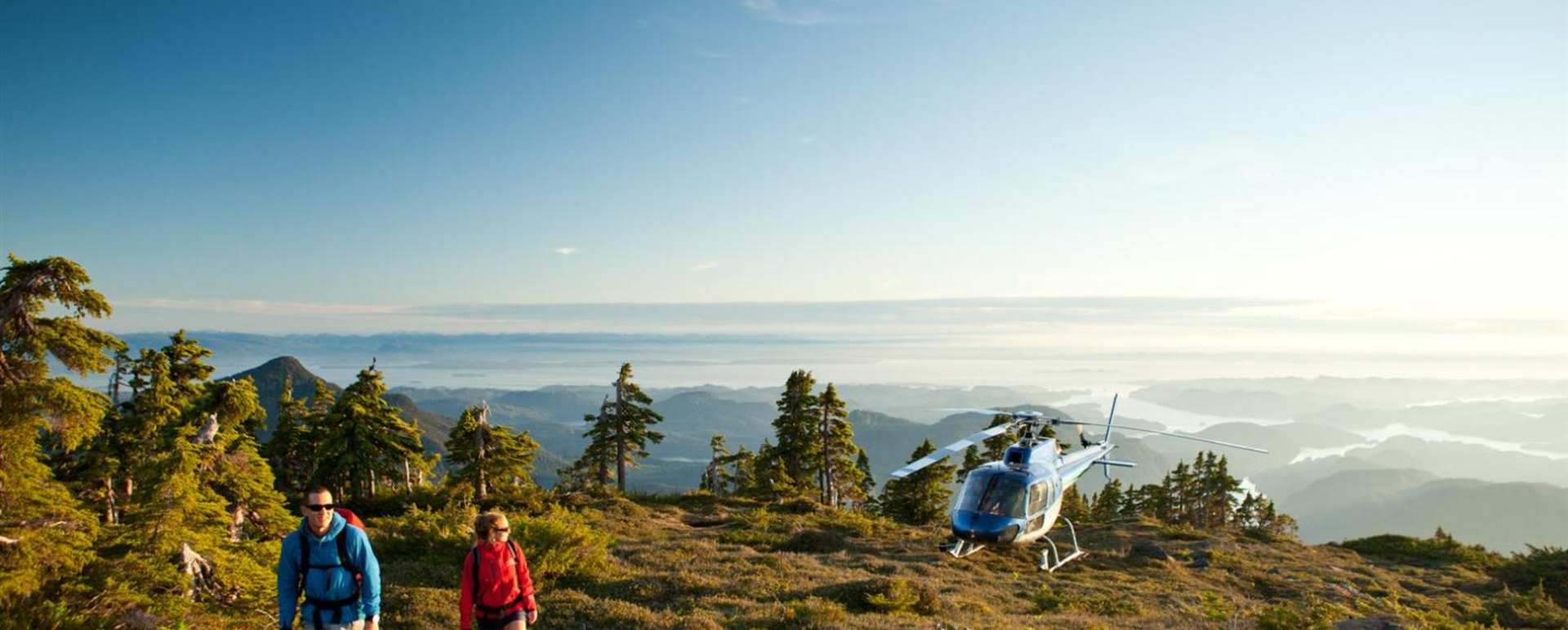 Heli Hiking at Nimmo Bay Resort