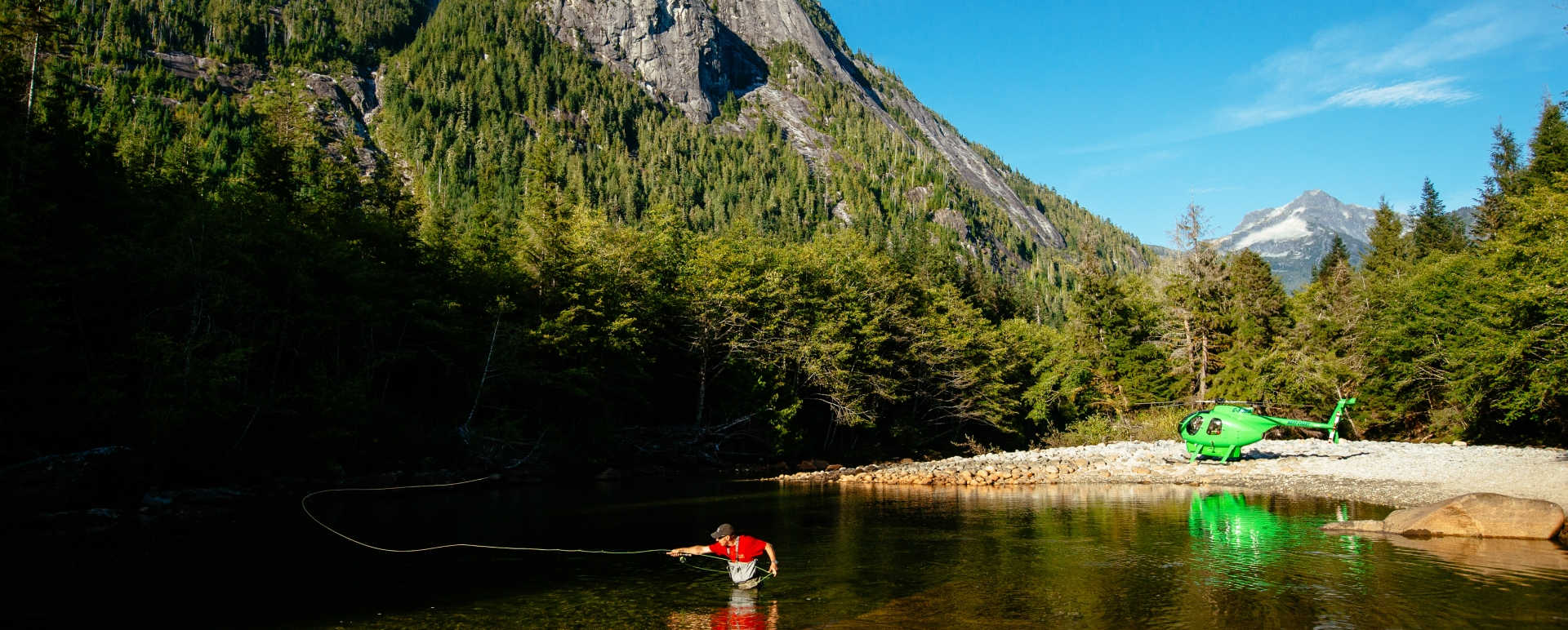 Heli Fly Fishing - Nimmo Bay