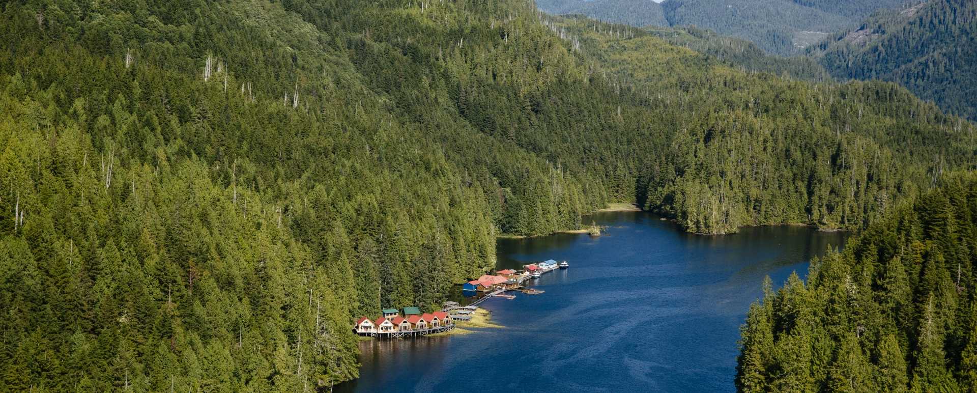 Remote wilderness lodge - Nimmo Bay