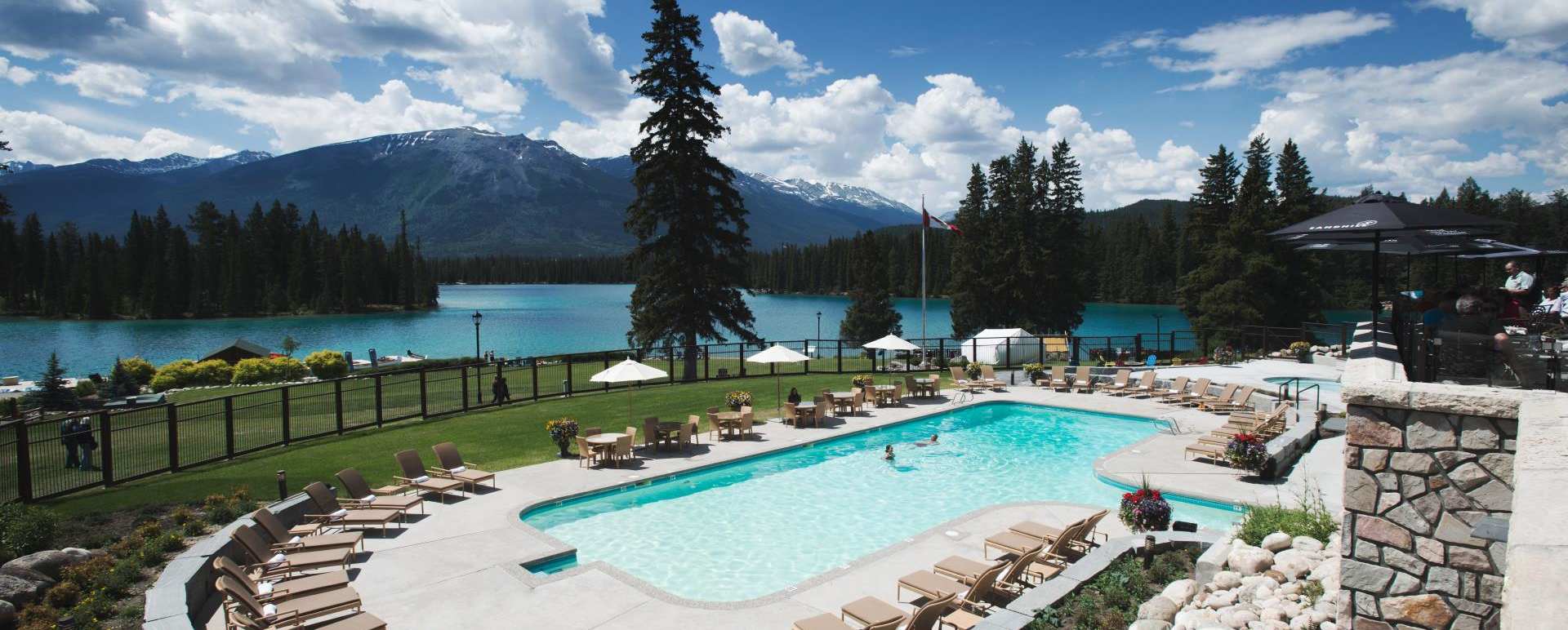 Pool at Fairmont Jasper - Pacific Coast & Canada by Rocky Mountaineer