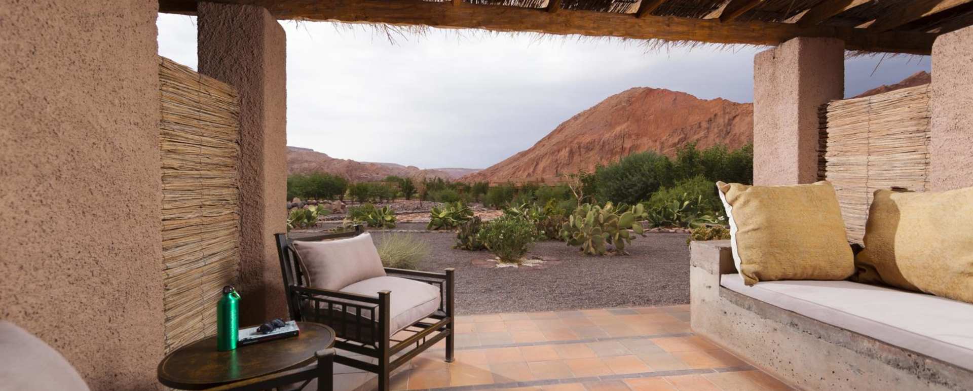 Quitor room terrace - Alto Atacama Desert Lodge & Spa