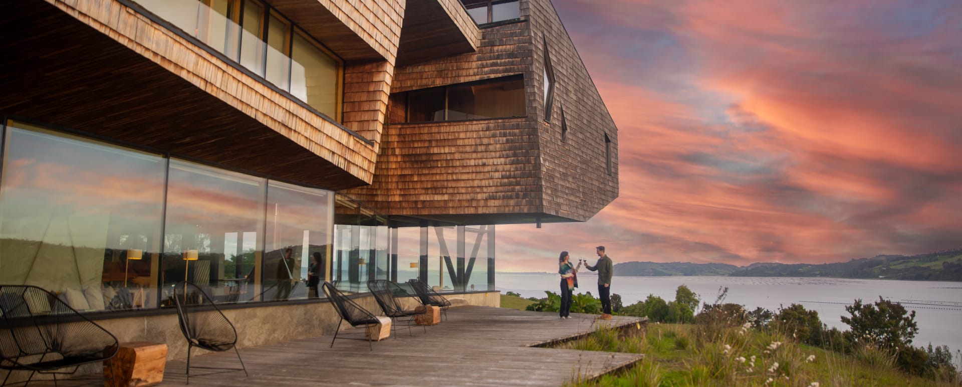 Refugia Chilo - sunset exterior 