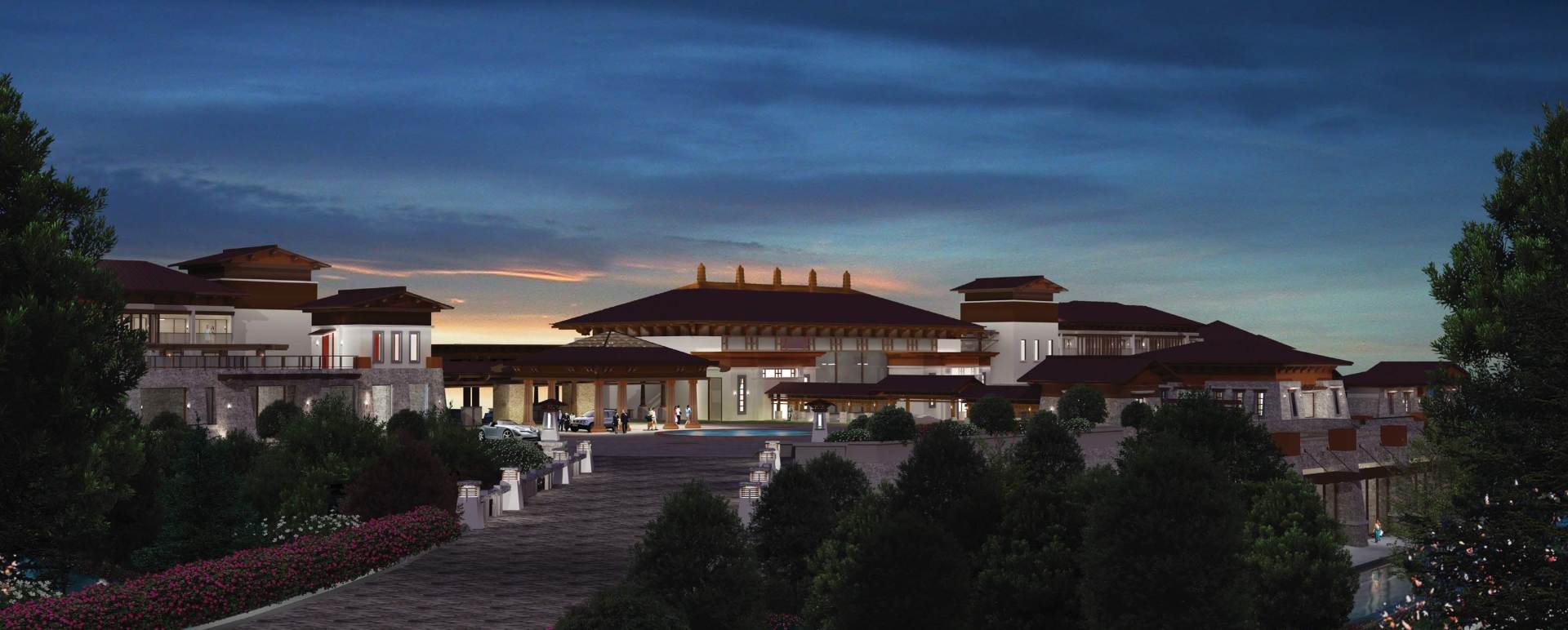 Exterior at Dusk 
