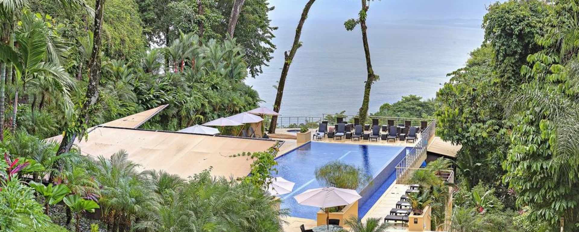 Hotel pool  Pacific views 