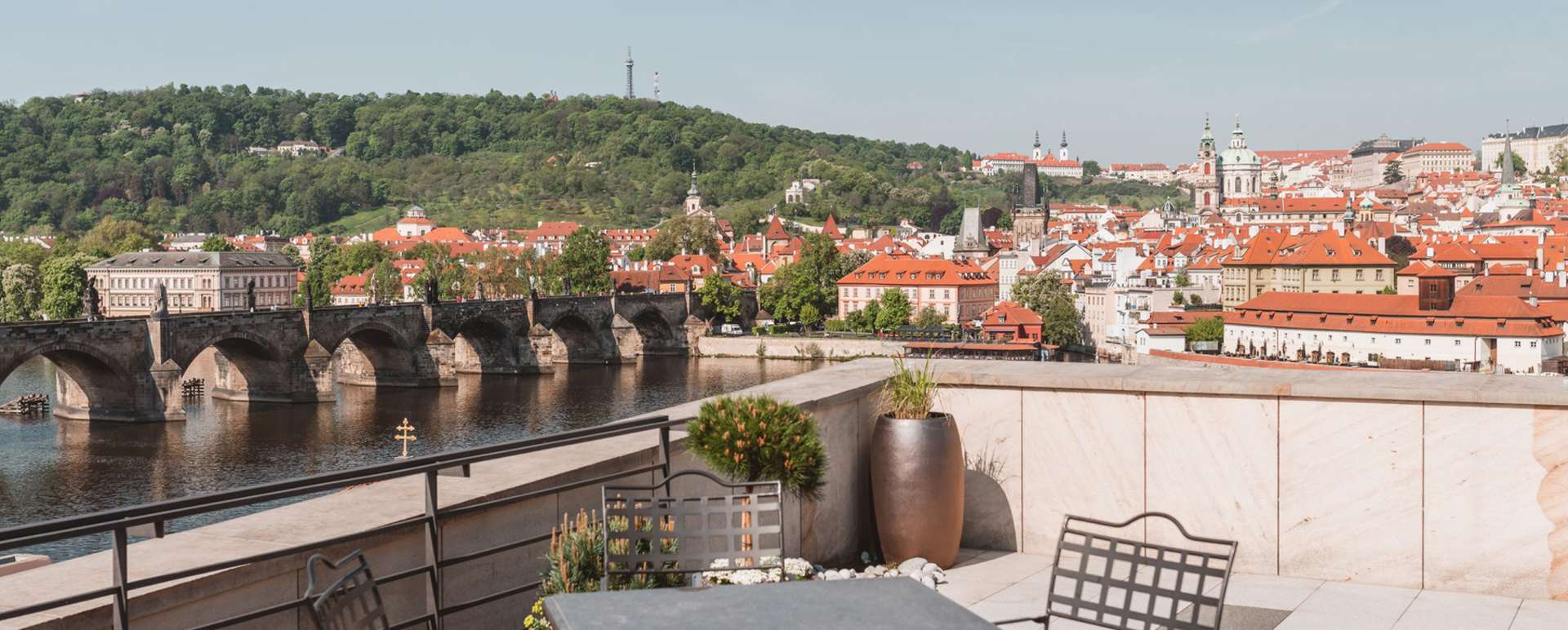 Four Seasons Hotel Prague - roof top 