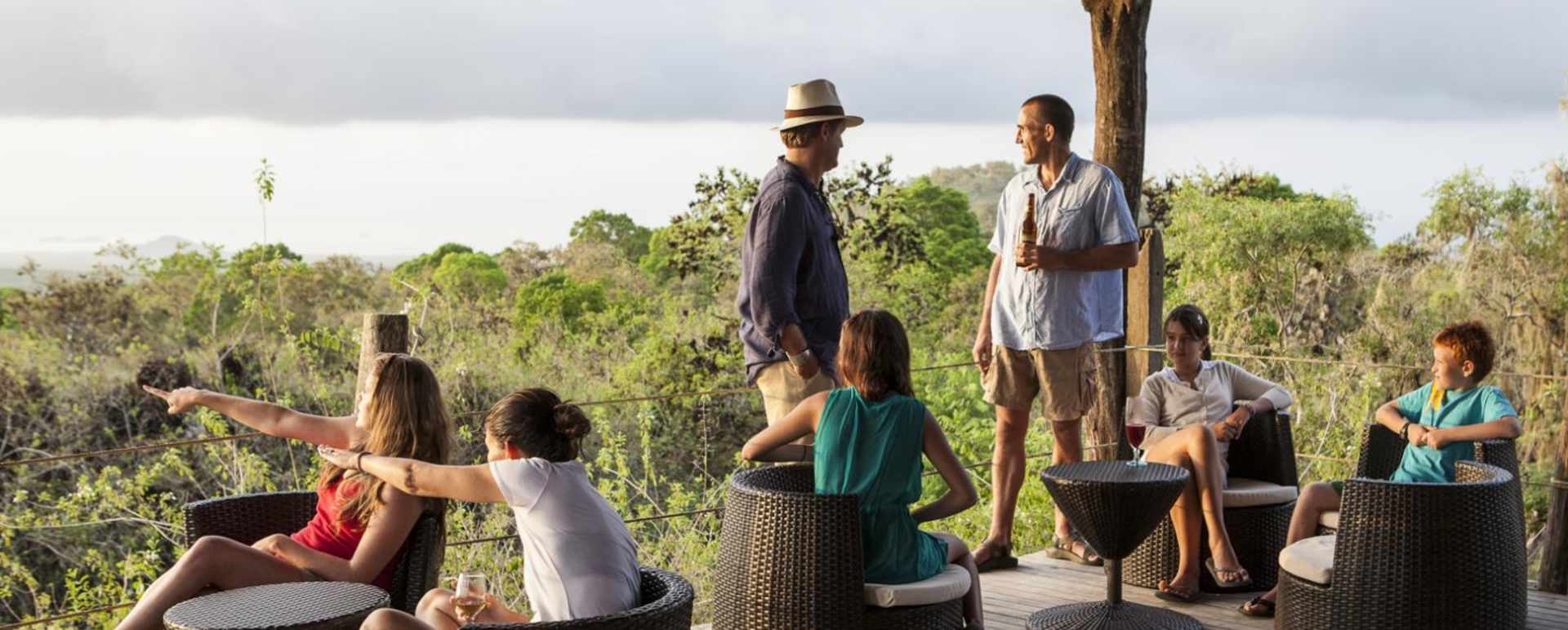 Viewing deck - Galapagos Safari Camp