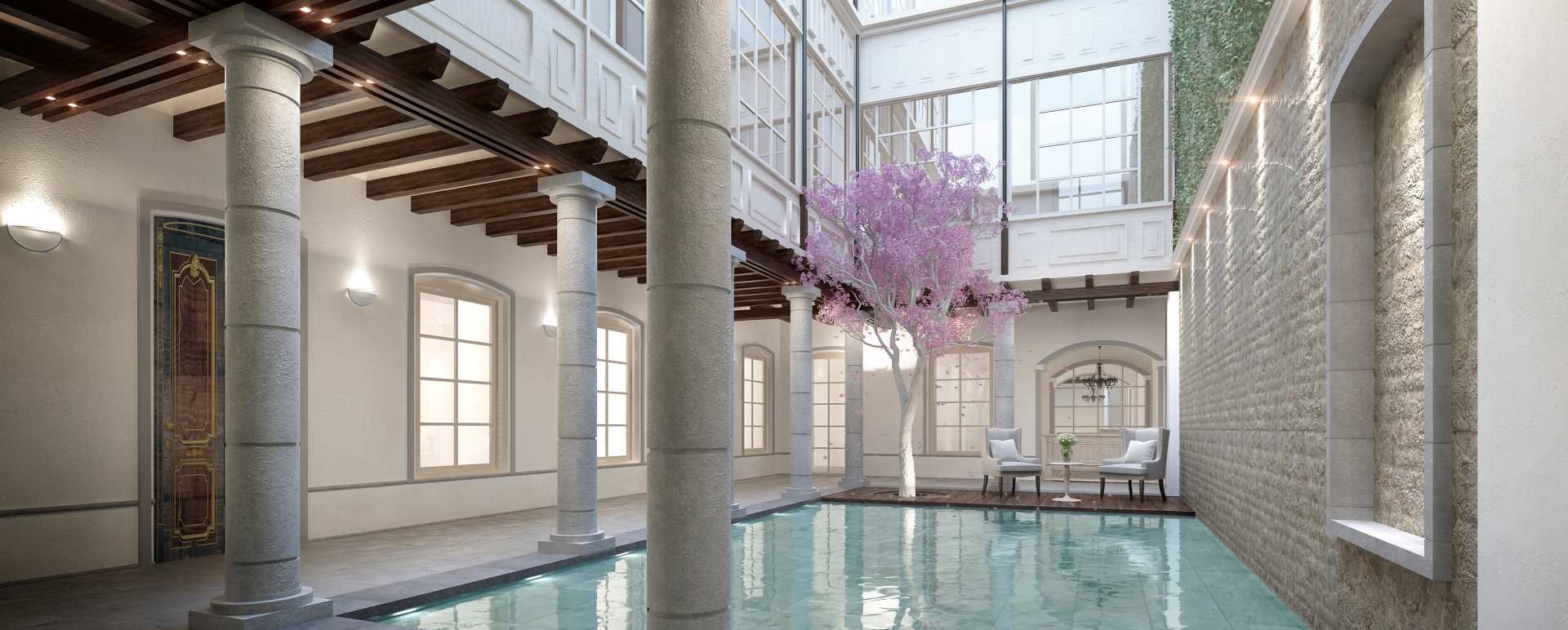 Internal Patio - Illa Experience Hotel