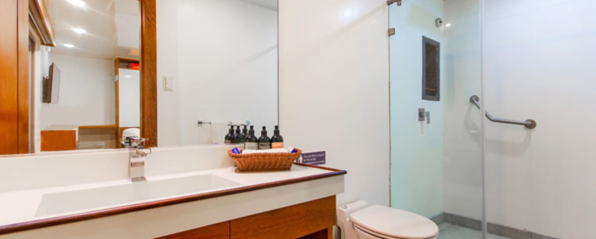 Infinity Galapagos Yacht - bathroom 