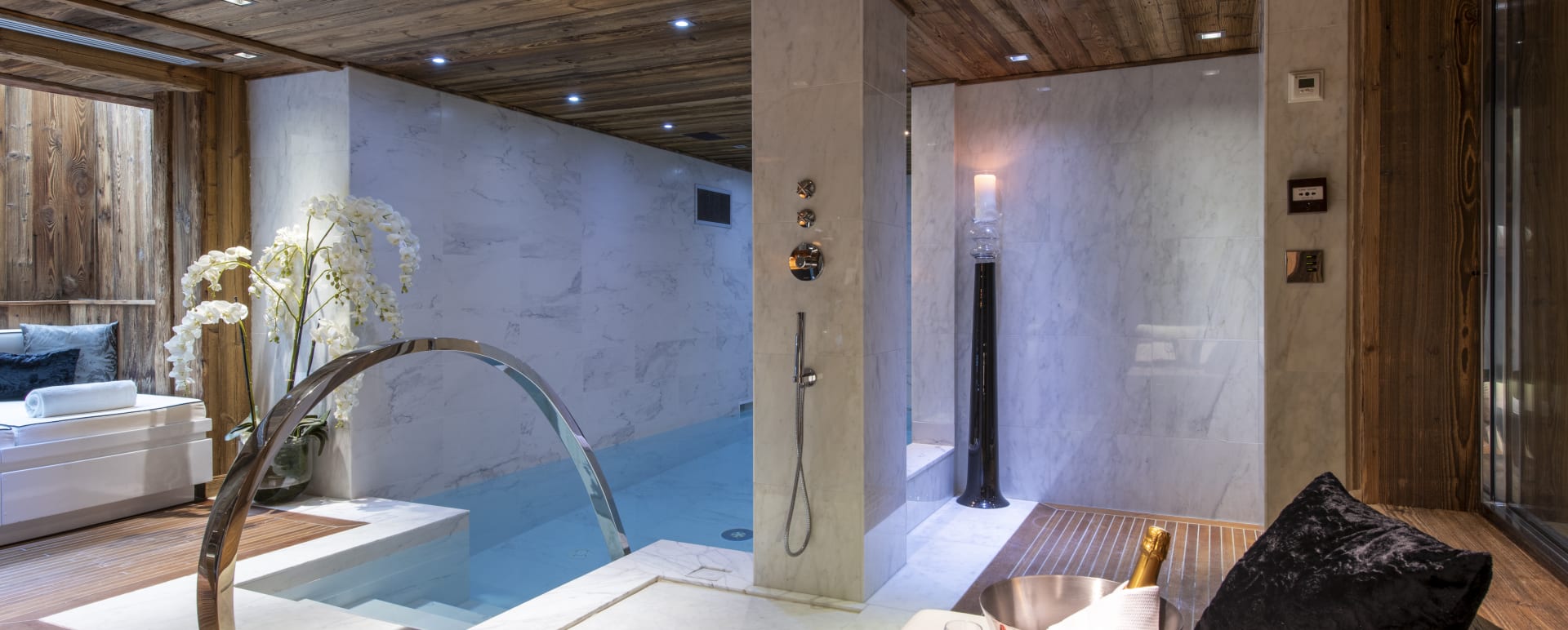 Indoor pool area 