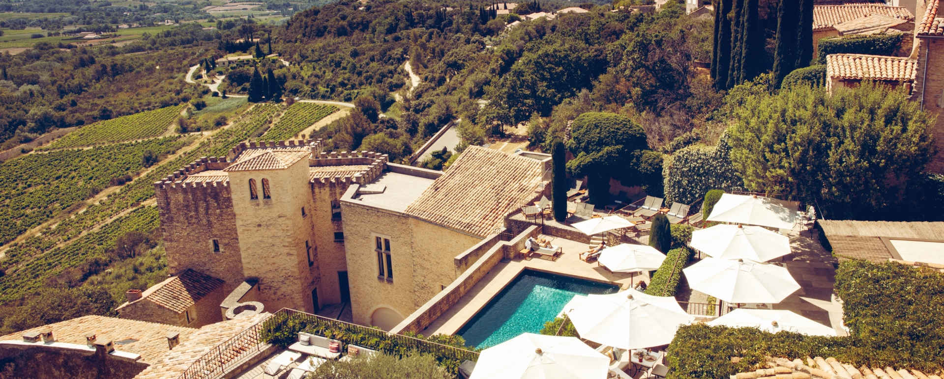 View from above - Hotel Crillon le Brave  
