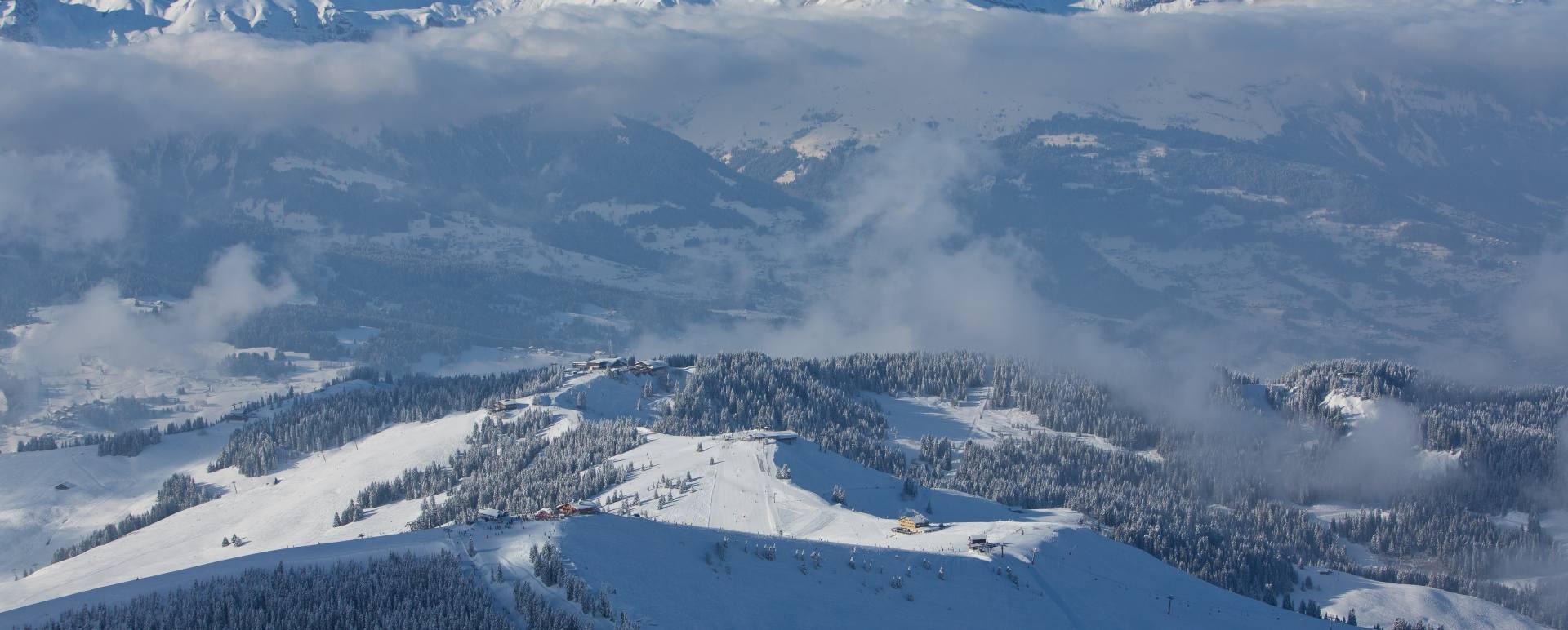 Aerial view - Megève