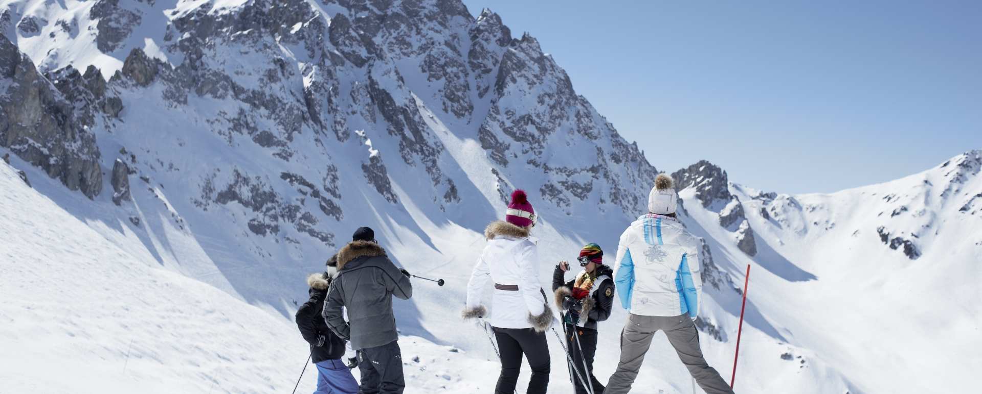 Skiing in Courchevel