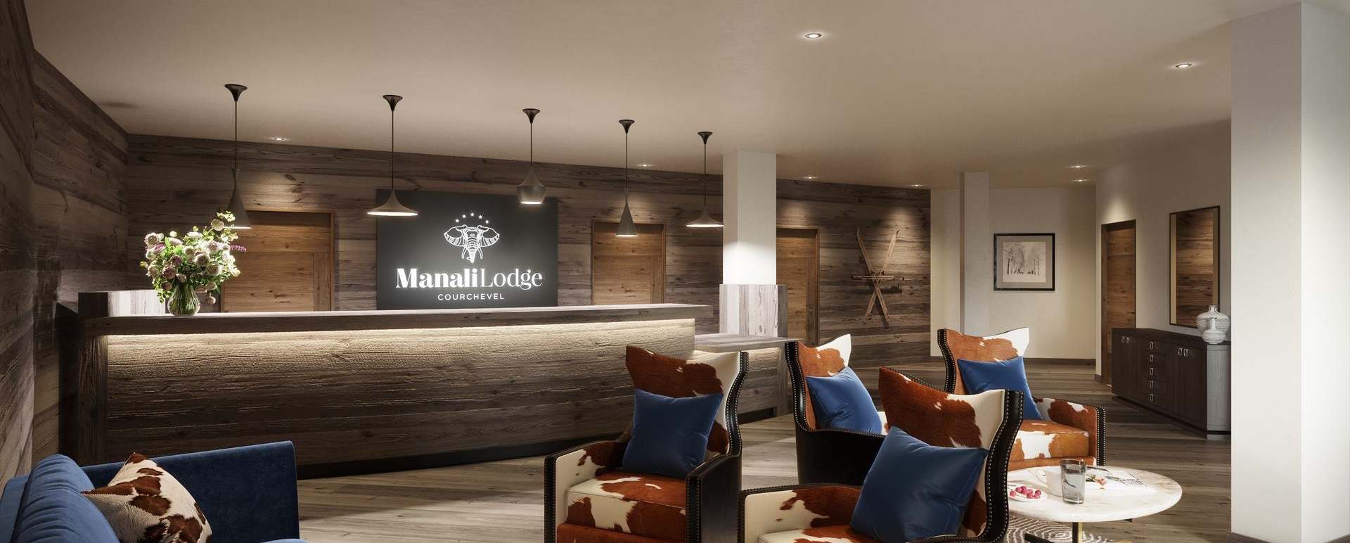 Manali Lodge - Reception Area  
