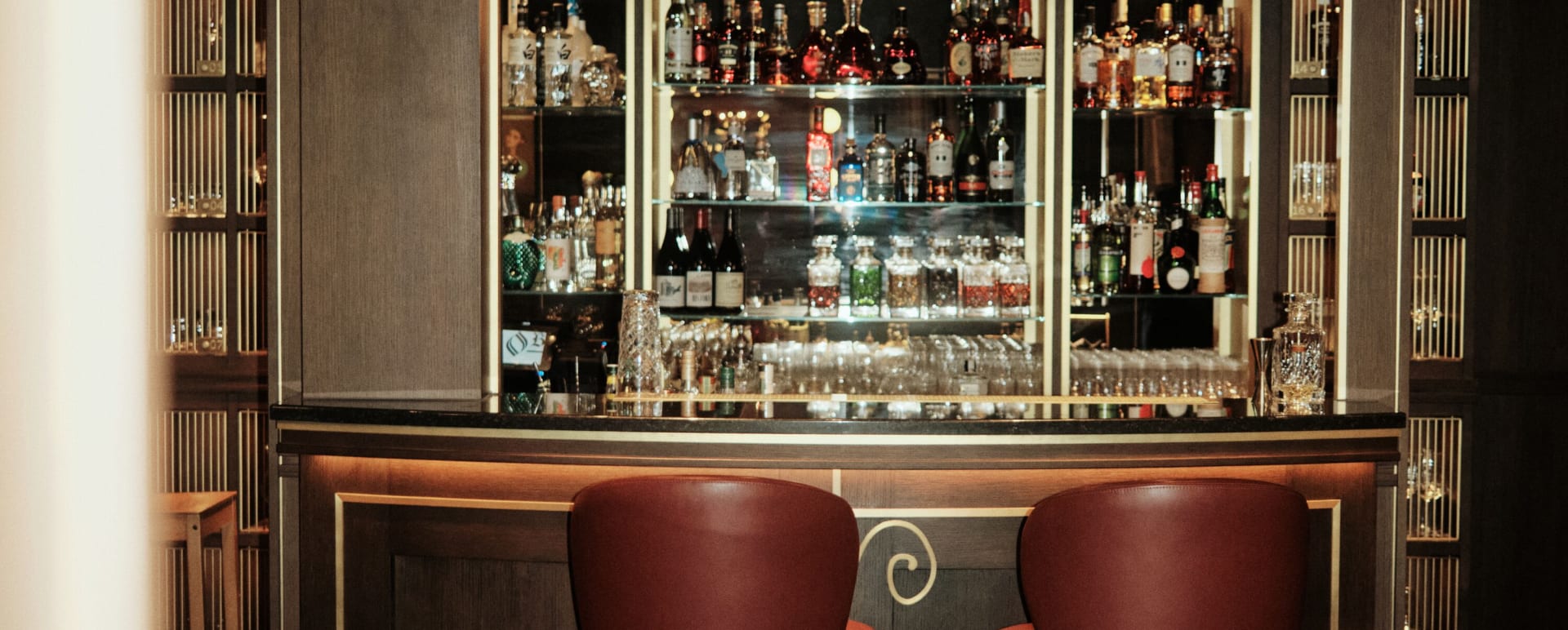 bar area  