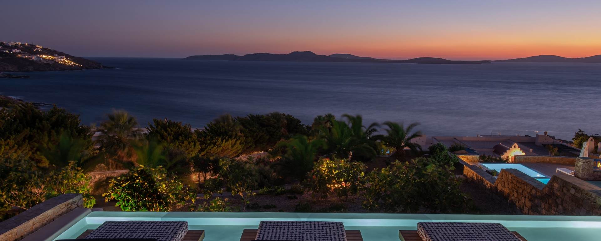 Spa Relaxation Pool Sunset  