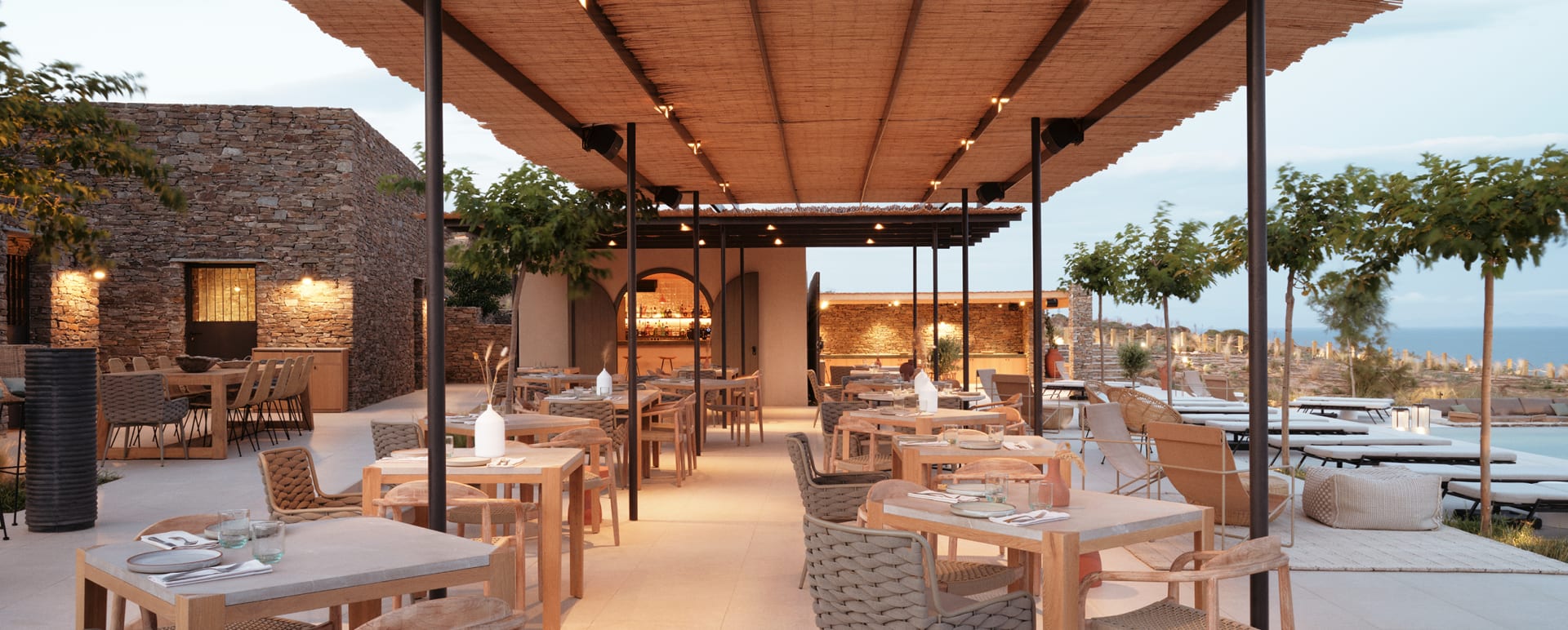 Oustide Restaurant 