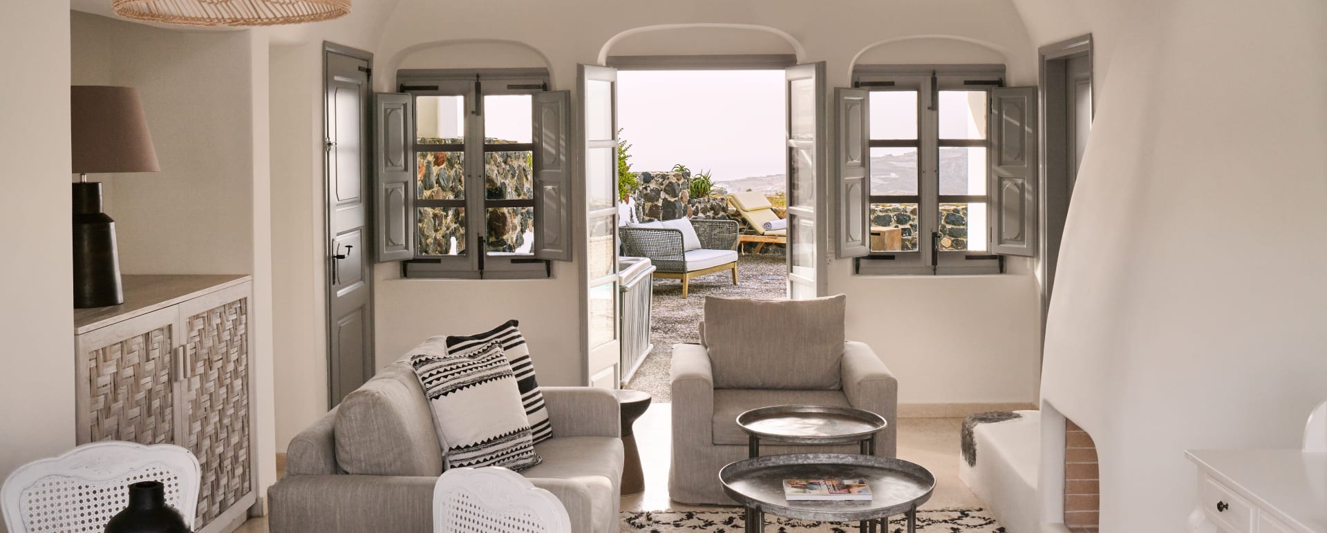 Olympian Villa living room 