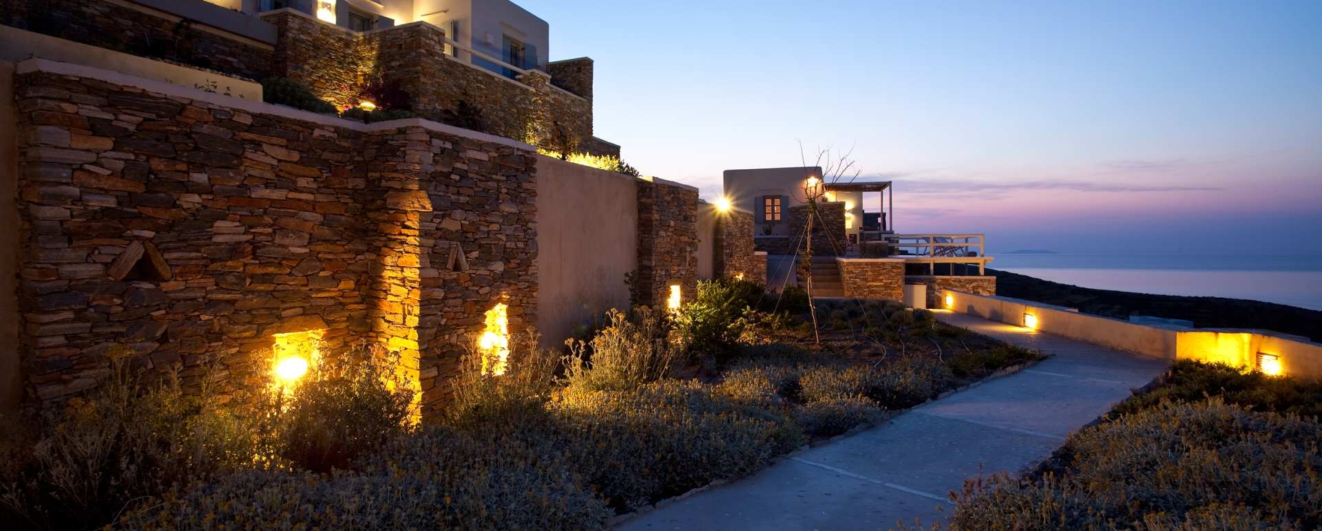 Exterior at night 