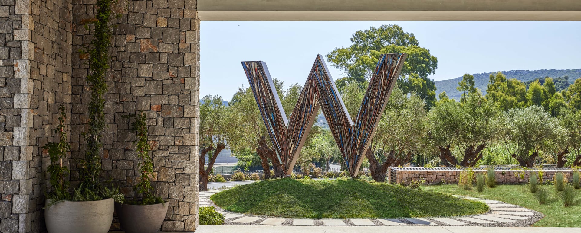 Hotel entrance 