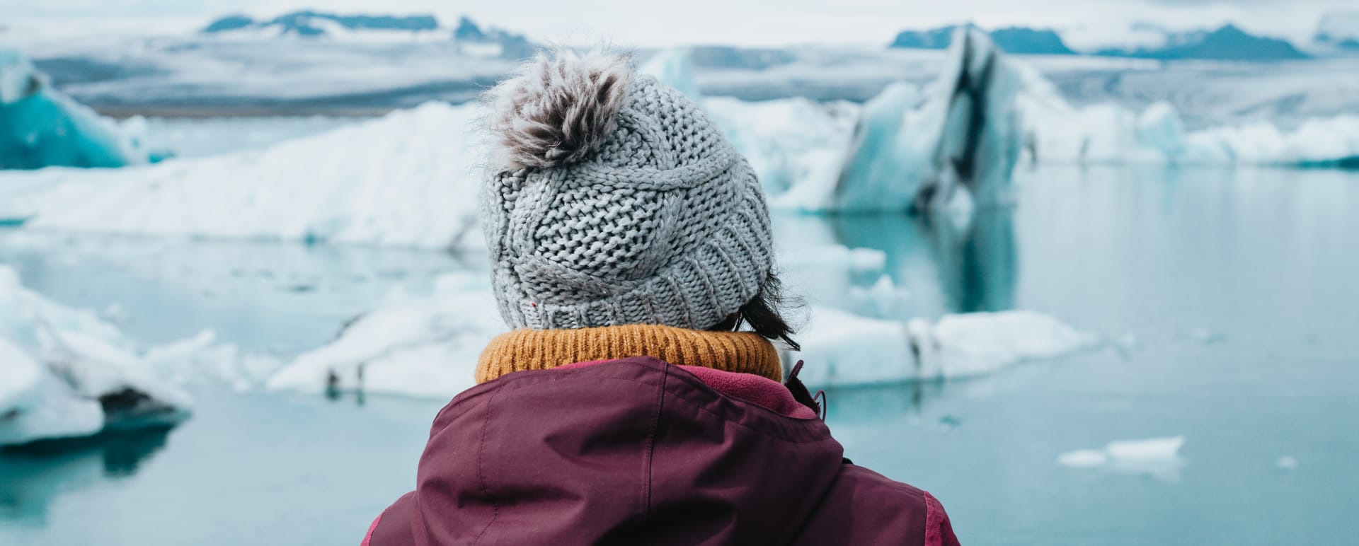 Glacier lagoon and national park