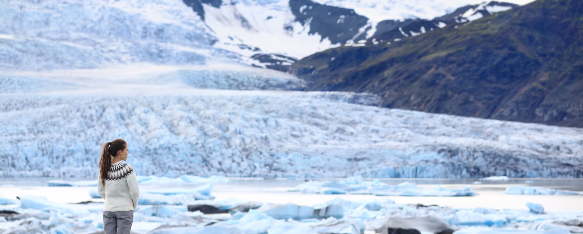 In front of Glacier 