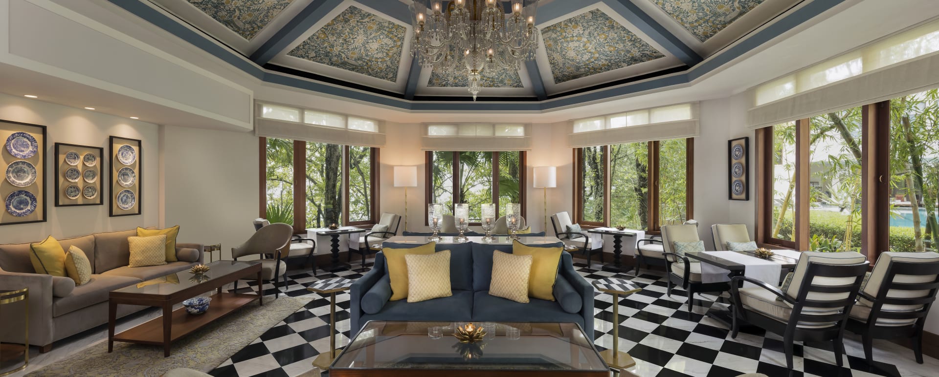 Pavilion Restaurant - Ananda in the Himalayas 