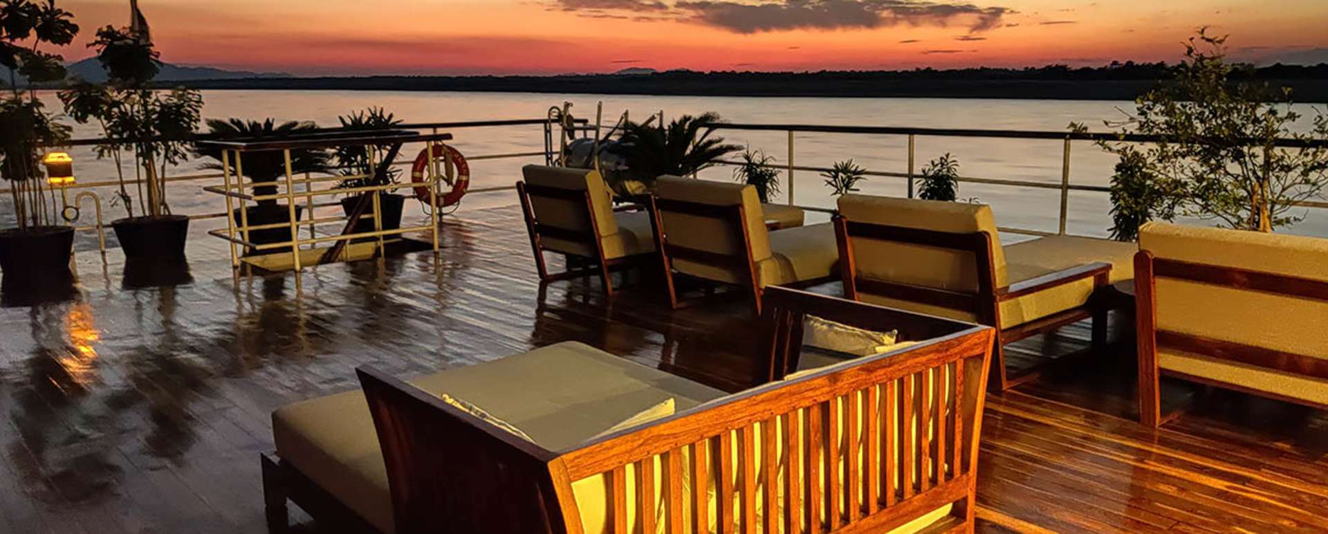 Sunset Deck View 