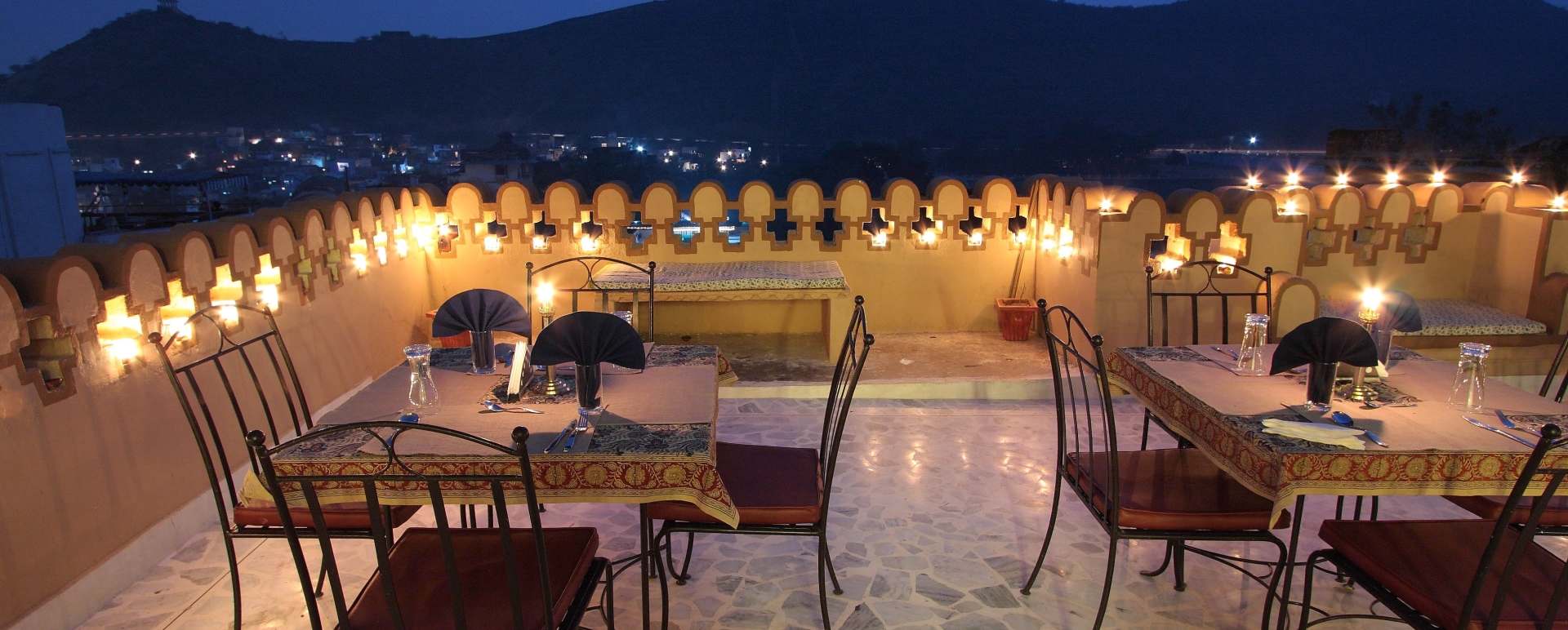 Rooftop Restaurant - Bundi Vilas