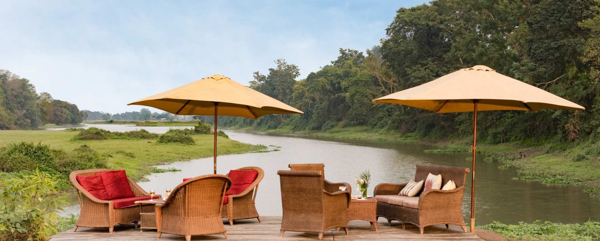 Riverside seating 