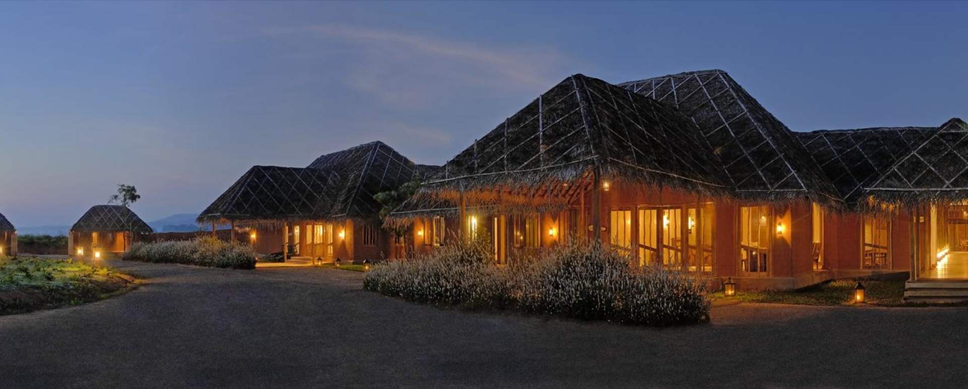 Exterior by Night - Evolve Back Kuruba Safari Lodge