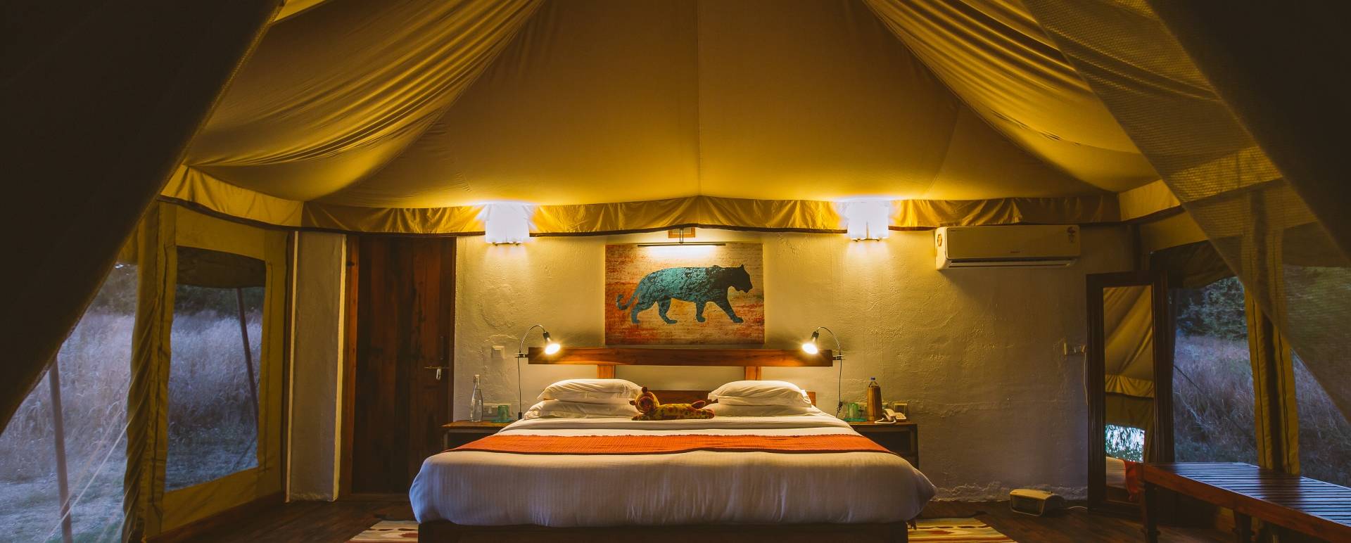 Tent Interior - Jamtara Wilderness Camp