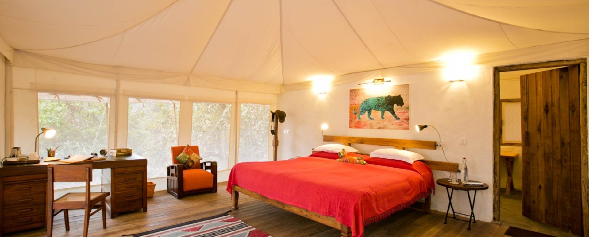 Tent Interiors - Jamtara Wilderness Camp