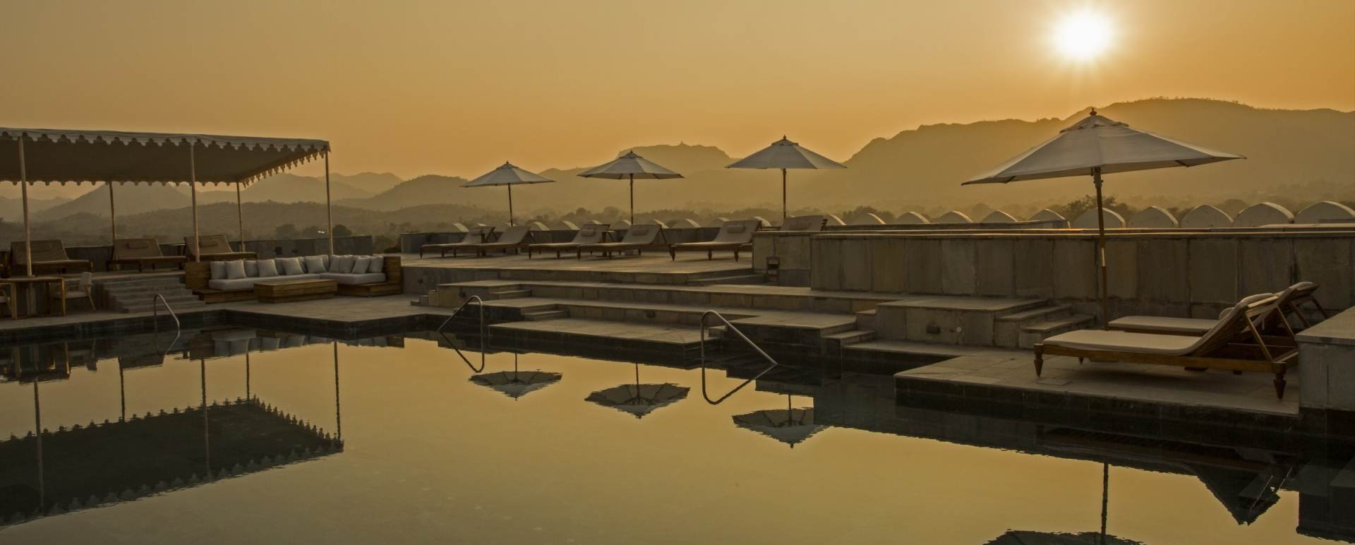 Sunset pool