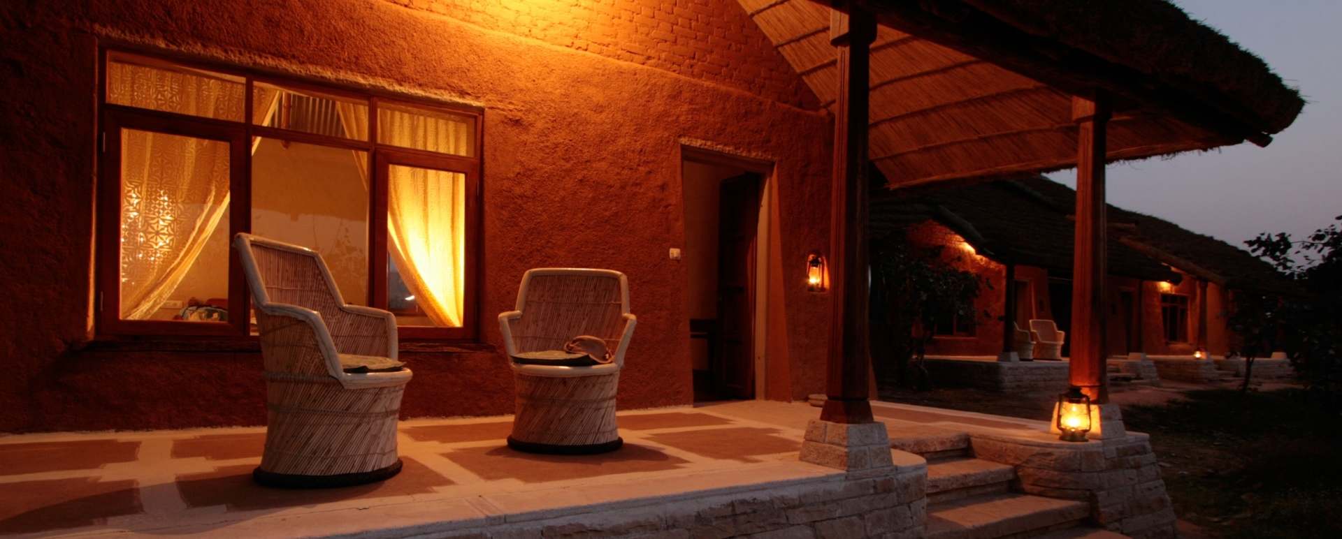 Verandah Eveving - Sarai at Toria