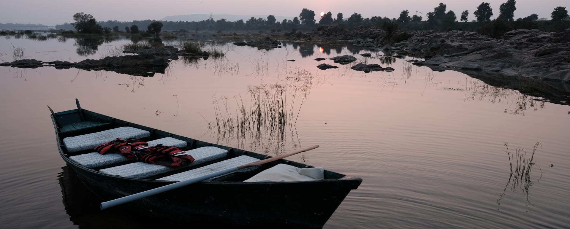 Boat at Sarai River 