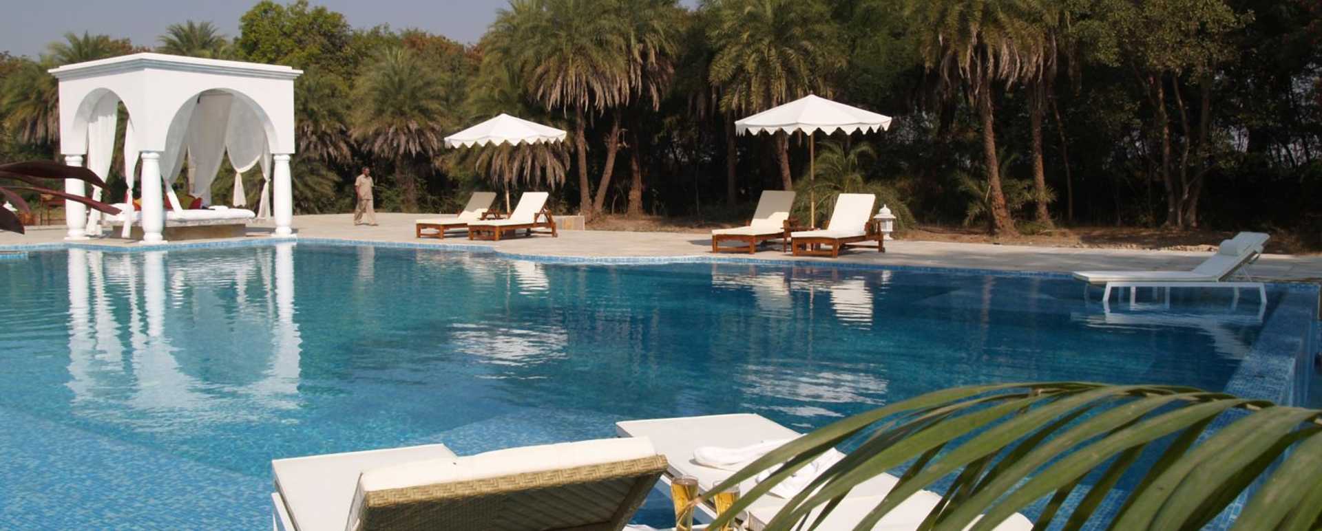 View of Pool - Shahpura Bagh