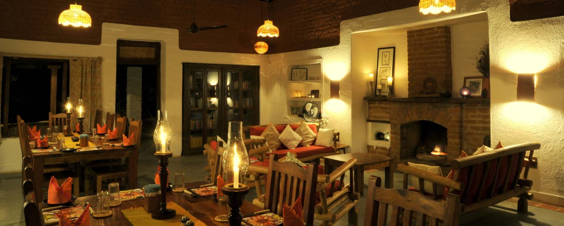 Main House Interior - Shergarh Tented Camp