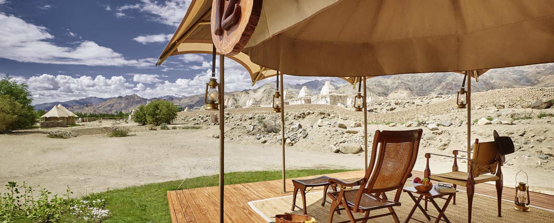 Verandah - Chamba Camp, Thiksey