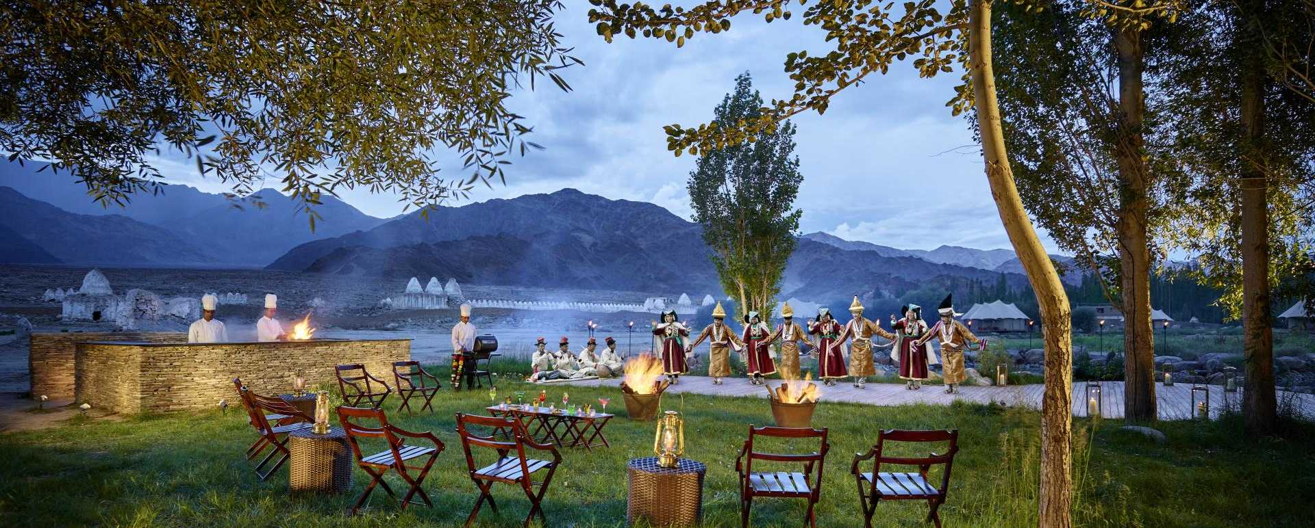 Barbeque - Chamba Camp, Thiksey