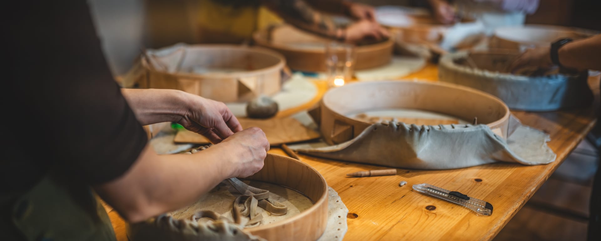 The drum maker of Roundstone
