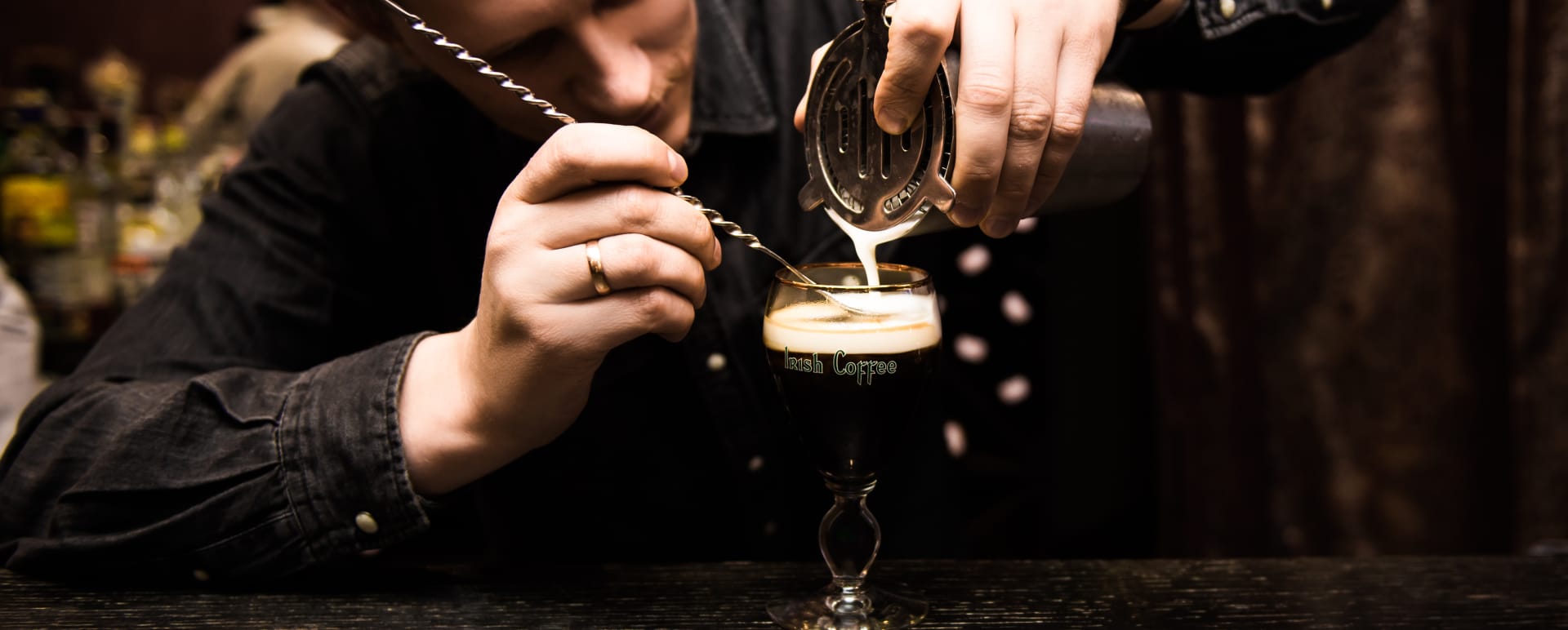 Irish Coffee Making 