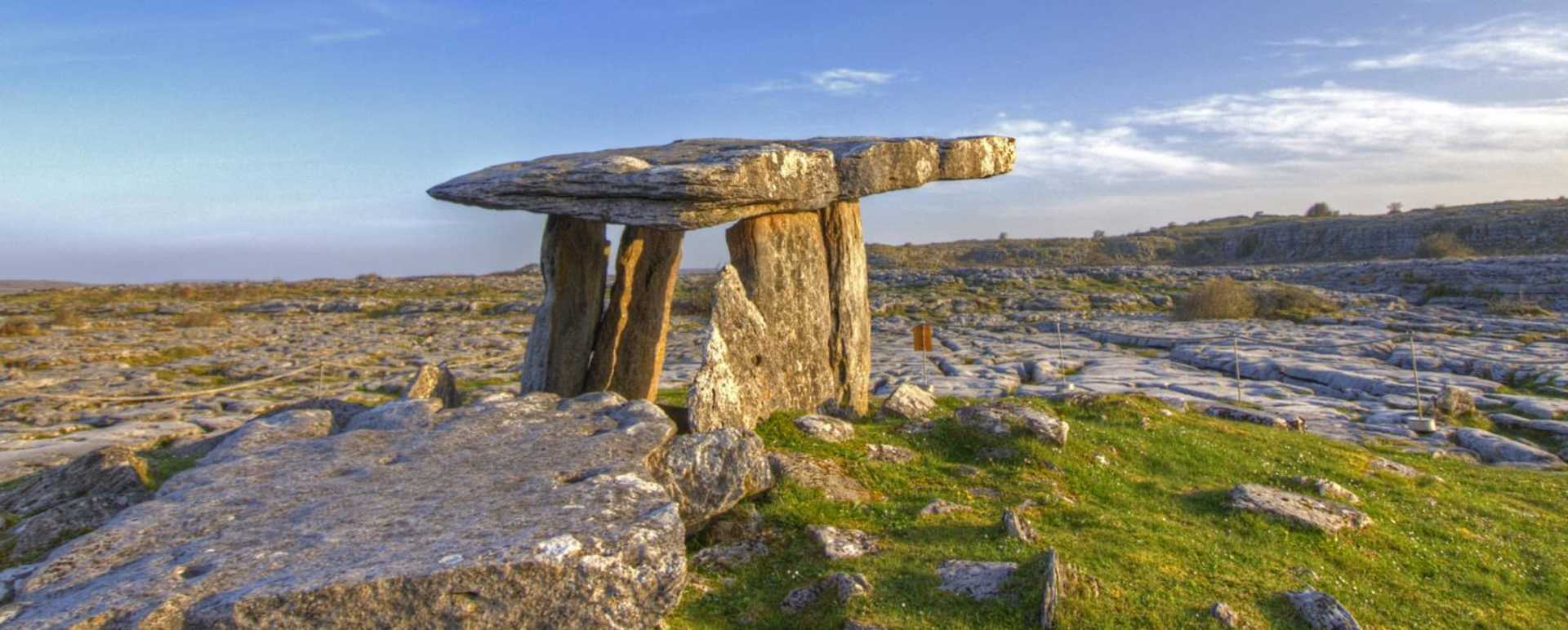 Neolithic dolmen on the Burren - Classic Ireland