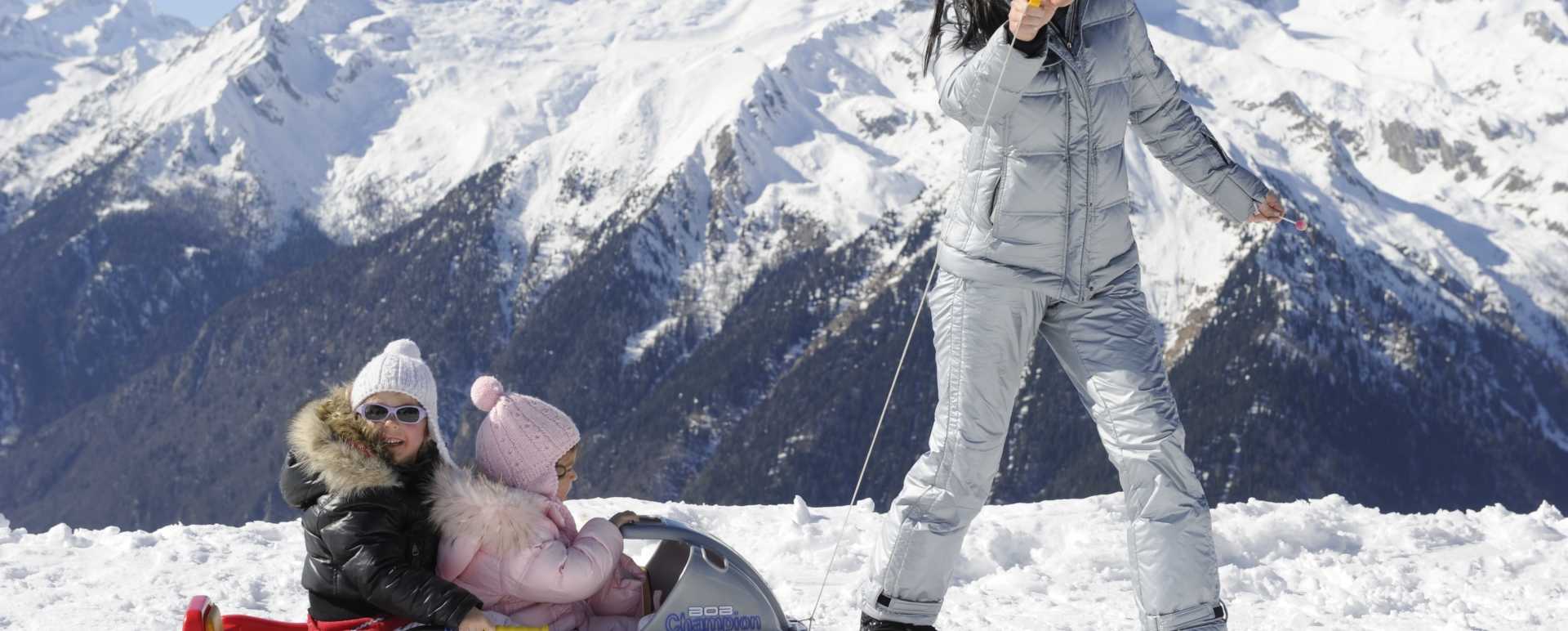 Enyoying the snow - Biohotel Hermitage