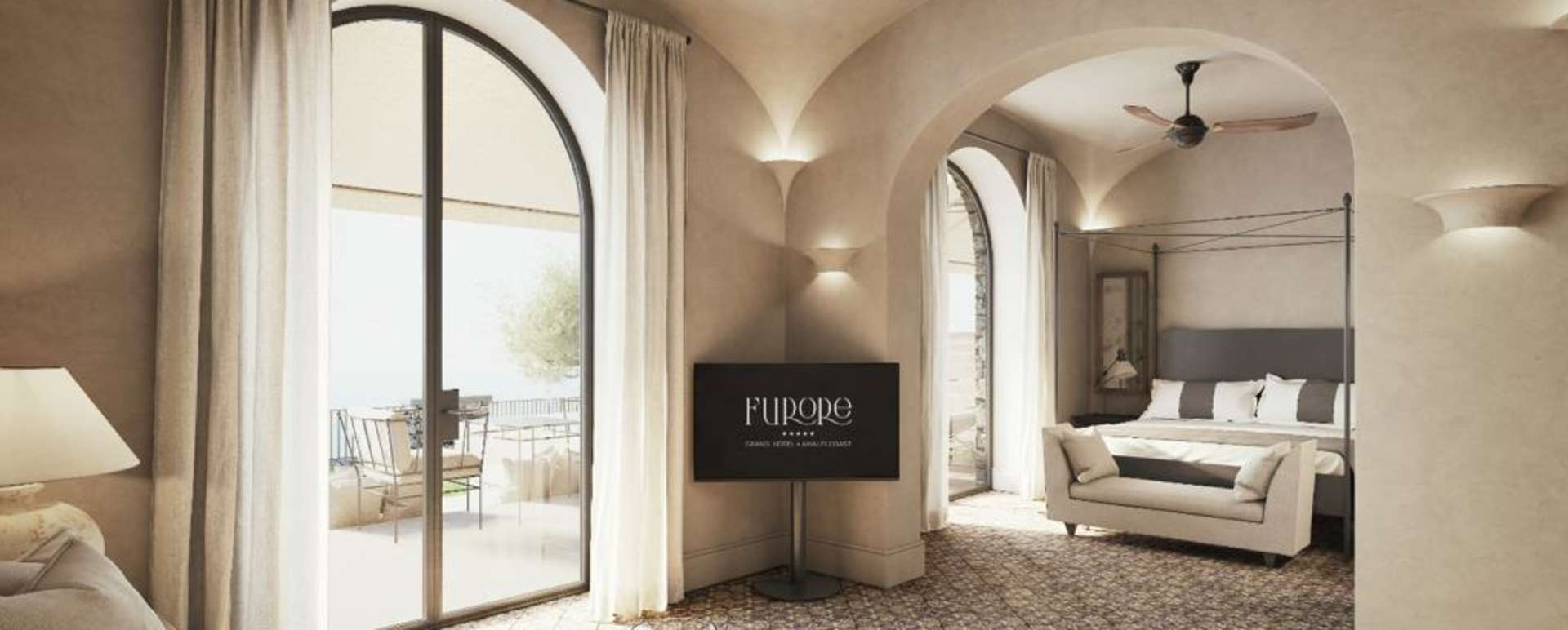  Signature Pool Suite - Living Area 