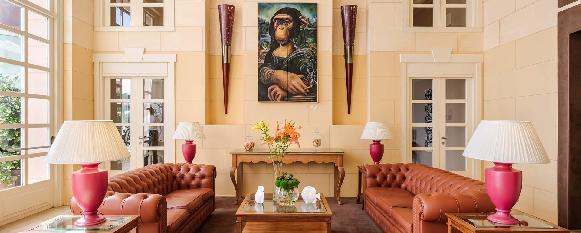 lobby areas  