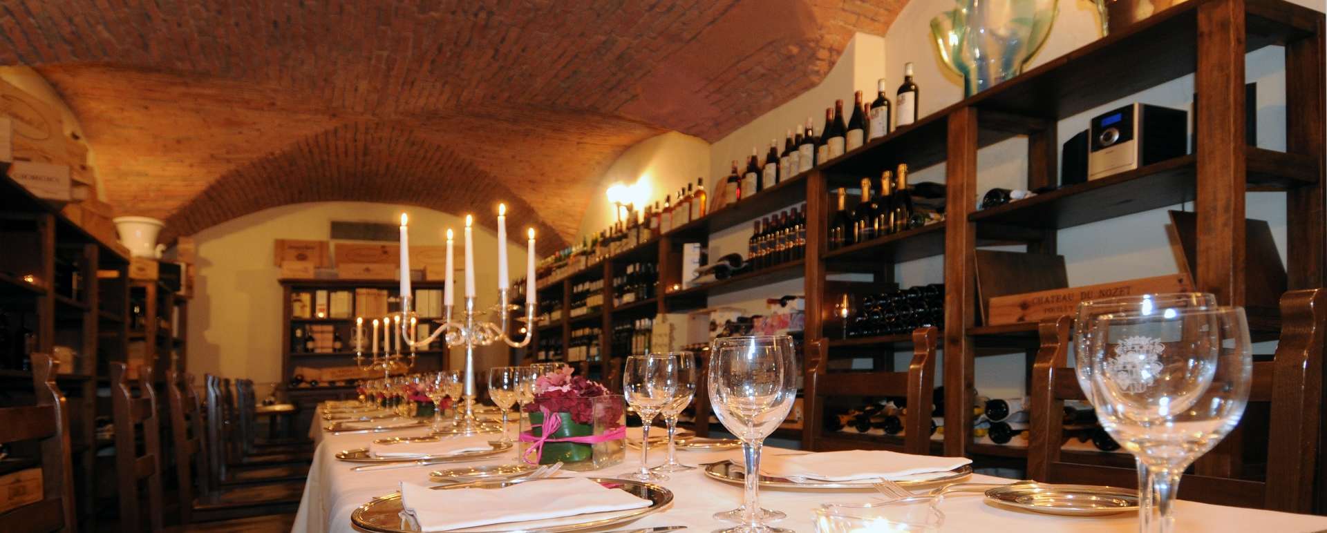Enoteca Morandi wine cellar