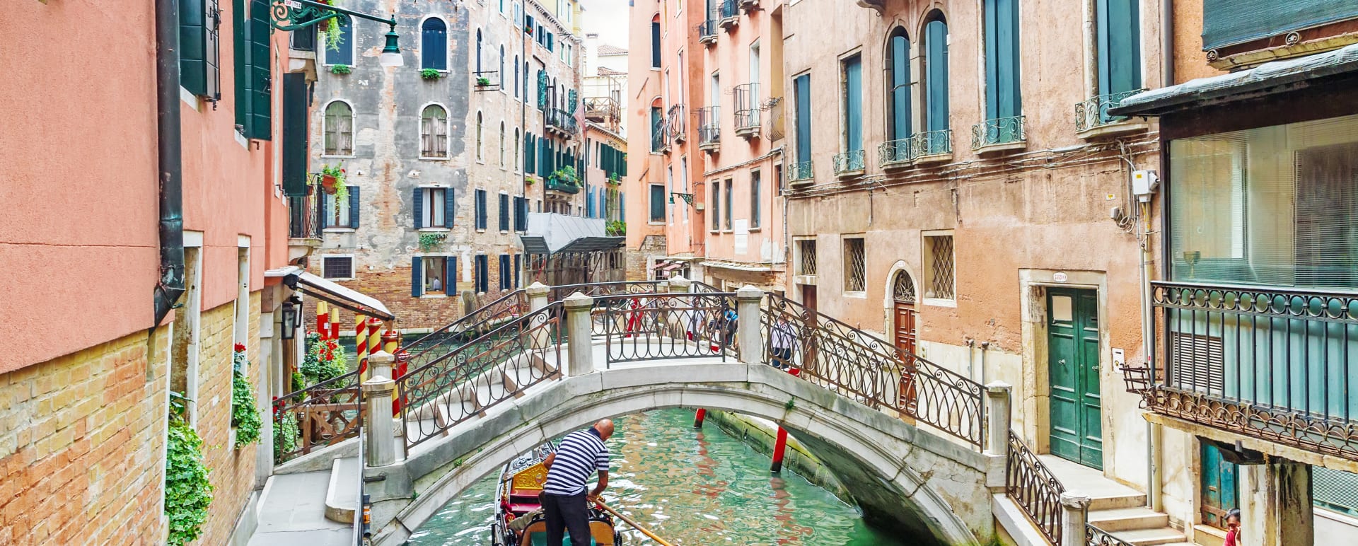 Gondola ride in Venice