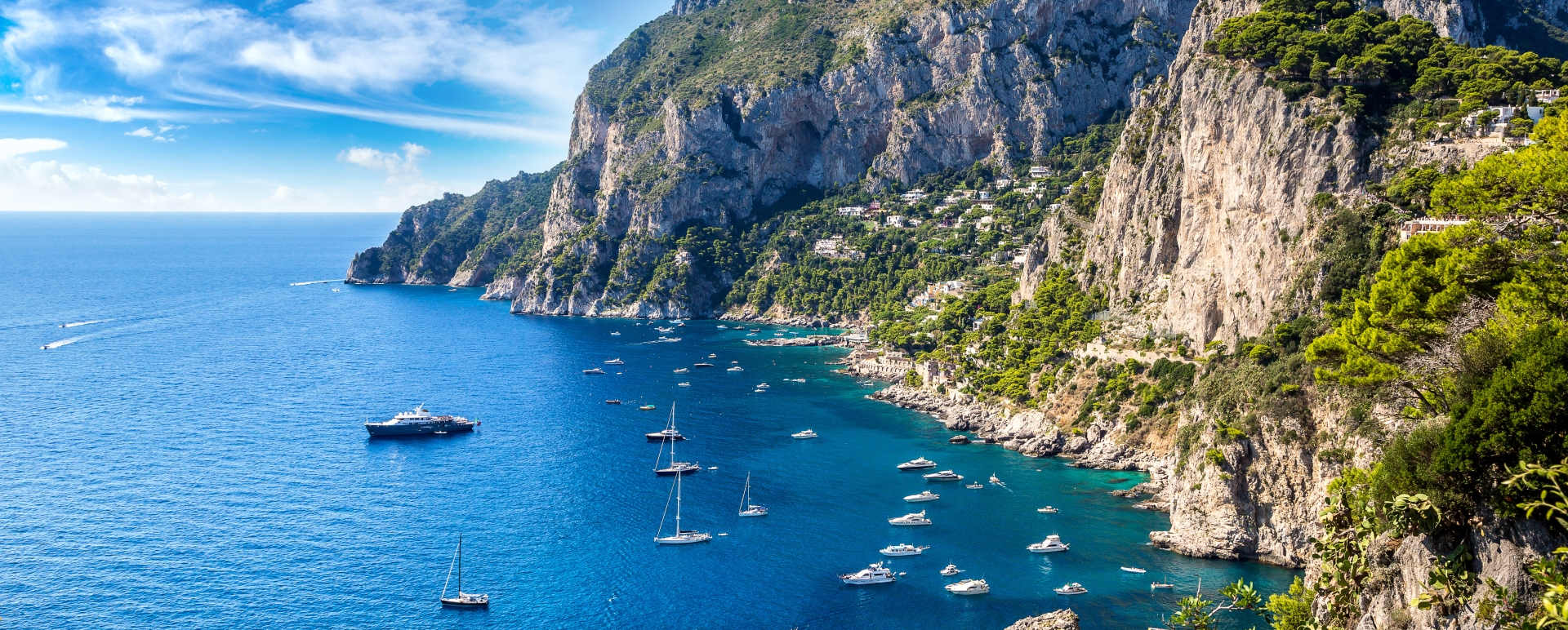 Private yacht trip to Capri