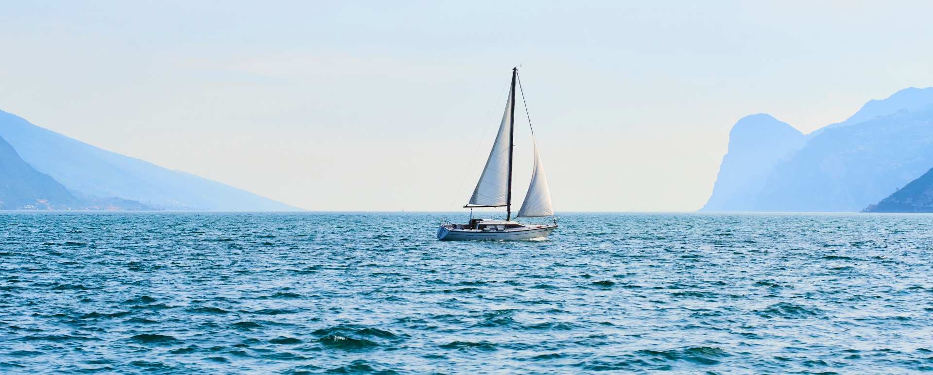 Sailing on Lake Garda
