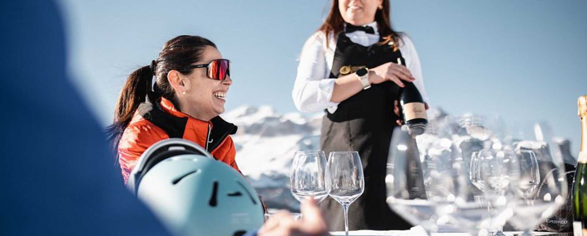 Sommelier on the slopes
